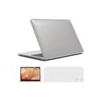 TEKNETSTORE Macbook Air 13 Inç M1 Çip A2337 Tam Uyumlu Alt Üst Kılıf + Klavye Kılıfı + Ekran Koruyucu Film