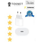 TEKNETSTORE Samsung EP-TA800N Typec 25W Kablosuz Hızlı Şarj Aleti Adaptörü - Beyaz