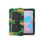 TEKNETSTORE Samsung Galaxy Tab A7 10.4 İnç ile Uyumlu T500 Tablet Kılıfı, Kamuflaj, Defender Tank Zırh Silikon, Yüksek Koruma