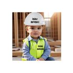 Teknik Çocuk İş Güvenlik Yeleği Seti ( İsim baskılı )