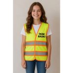 Teknik Çocuk Mühendis Yelek ( Isme Özel Baskılı ) - Sarı