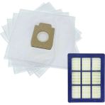 Teknik Durak Nilfisk Uyumlu Select Comfort White Elektrikli Süpürge Hepa Filtre ve Toz Torbası
