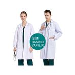 Teknik Erkek kadın laboratuvar önlüğü Pamuk Laboratuvar Önlüğü ilaç Önlüğü Doktor Önlüğü