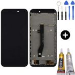 Teknik Evim General Mobile GM 8 Go Uyumlu Çıtalı A Kalite Lcd Ekran Dokunmatik Siyah + Montaj Seti