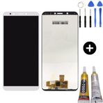 Teknik Evim TE Huawei Y7 2018 Uyumlu Servis Lcd Ekran Dokunmatik Beyaz + Montaj Seti