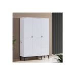 Teknik Genç Odası White 3 Kapaklı Dolap