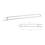 Teknik Isısan Pizza Fırın Rezistansı 1250W 230V 8,3mm (960*890*105MM) (R2031)