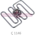 Teknik Isısan Semaver Rezistansı Yuvarlak Flanş 3200W 19X17 cm