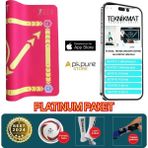 Teknik Mat Teknikmat Platinum Pro 160 Futbol Eğitim Videosu Ömür Boyu - Futbol Topu- Futbol Matı ve Kaydırmaz Çorap Dahil - Sarı - Kırmızı