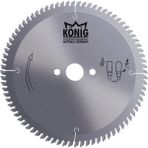 Teknik Testere König Elmas Uçlu 300X3,2X30 Z 96 Diş Hassas Kesim Daire Testere MDF ve Plywood İçin