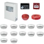 TEKNİM YANGIN ALARM SİSTEMİ SETİ 12 Lİ KABLO DAHİL