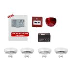 Teknim Yangın Alarm Sistemi Seti 4'lü