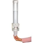 Tekno 180 cc Plastik Bardak için 71 mm Beyaz Bardaklık
