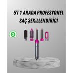 tekno 5’i 1 Arada Saç Şekillendirici Set Kuaför Düzeyinde Performans ve Ergonomik Tasarım 202