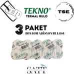 Tekno Adisyon Rulosu 80 x 40 mm 3 Paket 30'lu Rulo
