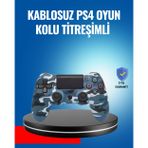 tekno Bluetooth Kablosuz PS4 Gamepad Çift Motorlu Siyah Controller 2026