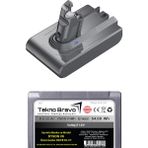 Tekno Bravo (Dyson V6 Uyumlu Ürün Kodu: 967810-21 ) 2500MAH Kablosuz Dikey Süpürge Bataryası
