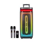 Tekno Gökhan D2815 Ultra Bass Rgb Işıklı Kablosuz Wireless Mikrofonlu Taşınabilir Parti Hoparlörü