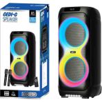 Tekno Gökhan Gedı G LT-2131 Çift 8” Woofer Bluetooth Rgb Işıklı Karaoke Hoparlör - Siyah