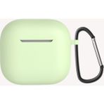 Tekno Grup Airpods 4 Uyumlu Standart Silikon Kılıf-Açık Yeşil