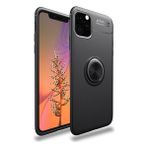 Tekno Grup Apple Iphone 11 Ultra Korumalı Yüzüklü Manyetik Ravel Siyah Cam Ekran Koruyucu