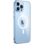Tekno Grup Apple iPhone 12 Pro Kılıf Kamera Korumalı Magsafe Sert Mika Pc Porto Kapak-Şeffaf + Tam Kaplayan Anti Statik Esd Cam Ekran Koruyucu - İphone 12 Pro