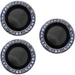 Tekno Grup Apple iPhone 15 Pro Max Uyumlu Cl-06 Kamera Lens Koruyucu-Midnight