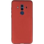 Tekno Grup Huawei Mate 10 Pro Mat Premium Silikon Kılıf - Kırmızı