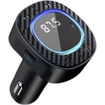 Tekno Grup Lucatch LT-470 Araç Fm Transmitter 20W Typ-C Hızlı Şarjlı Çakmaklık Girişli USB Çalar Bluetooth Baglantılı Müzik ve Telefon Görüşmesi