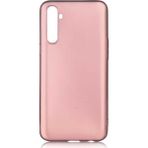 Tekno Grup Realme 6 Mat Premium Cam Ekran Koruyucu Rose Silikon Cep Telefonu Kılıf