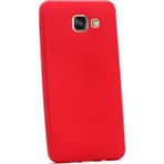 Tekno Grup Samsung Galaxy A3 2017 Mat Premium Kırmızı Silikon Kılıf