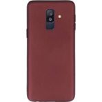 Tekno Grup Samsung Galaxy A6 2018 Mat Premium Bordo Silikon Kılıf