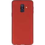 Tekno Grup Samsung Galaxy A6 2018 Mat Premium Kırmızı Silikon Kılıf