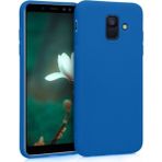 Tekno Grup Samsung Galaxy A6 2018 Mat Premium Lacivert Silikon Kılıf