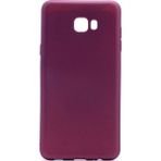 Tekno Grup Samsung Galaxy C5 Pro Mat Premium Bordo Silikon Kılıf