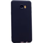Tekno Grup Samsung Galaxy C7 Mat Premium Siyah Silikon Kılıf