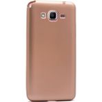 Tekno Grup Samsung Galaxy Grand Prime Mat Premium Gold Silikon Kılıf