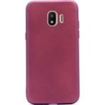 Tekno Grup Samsung Galaxy J2 Core Mat Premium Bordo Silikon Kılıf