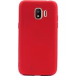 Tekno Grup Samsung Galaxy J2 Core Mat Premium Kırmızı Silikon Kılıf