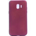 Tekno Grup Samsung Galaxy J5 Mat Premium Bordo Silikon Kılıf