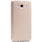 Tekno Grup Samsung Galaxy J5 Mat Premium Gold Silikon Kılıf
