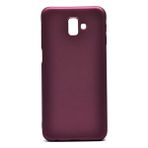 Tekno Grup Samsung Galaxy J6 Mat Premium Bordo Silikon Kılıf