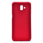 Tekno Grup Samsung Galaxy J6 Mat Premium Kırmızı Silikon Kılıf