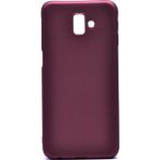 Tekno Grup Samsung Galaxy J6 Plus Mat Premium Bordo Silikon Kılıf