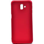 Tekno Grup Samsung Galaxy J6 Plus Mat Premium Kırmızı Silikon Kılıf