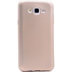 Tekno Grup Samsung Galaxy J7 Mat Premium Gold Silikon Kılıf