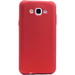 Tekno Grup Samsung Galaxy J7 Mat Premium Kırmızı Silikon Kılıf