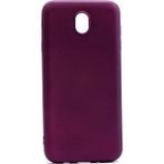 Tekno Grup Samsung Galaxy J7 Pro Mat Premium Bordo Silikon Kılıf