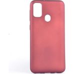 Tekno Grup Samsung Galaxy M31 Mat Premium Bordo Silikon Cep Telefonu Kılıf