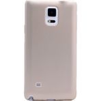 Tekno Grup Samsung Galaxy Note 4 Mat Premium Gold Silikon Kılıf